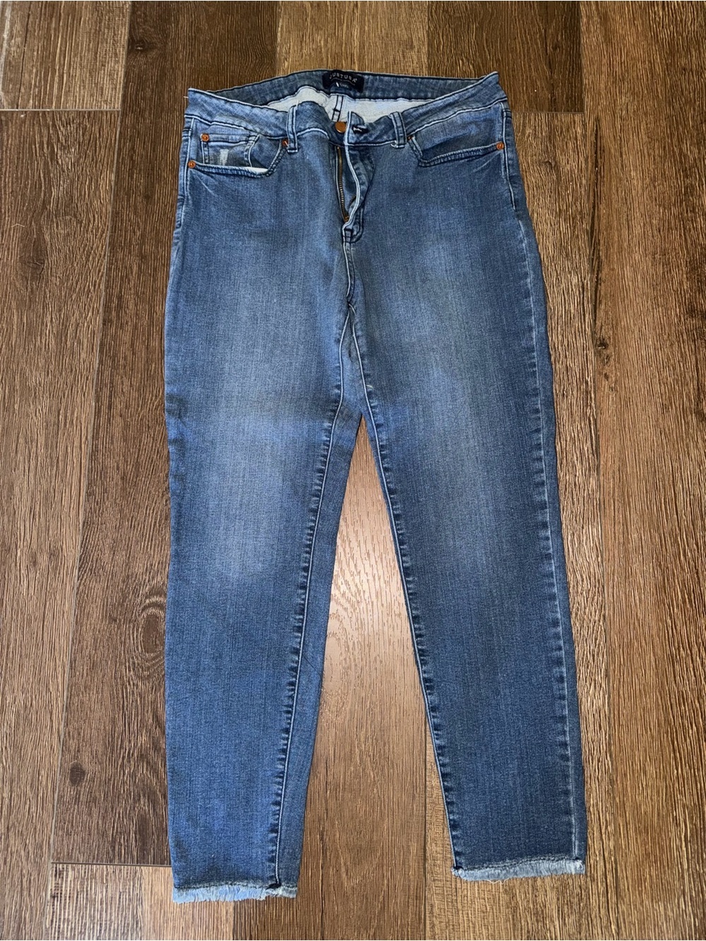 Just USA Women's Medium Blue Skinny Jeans